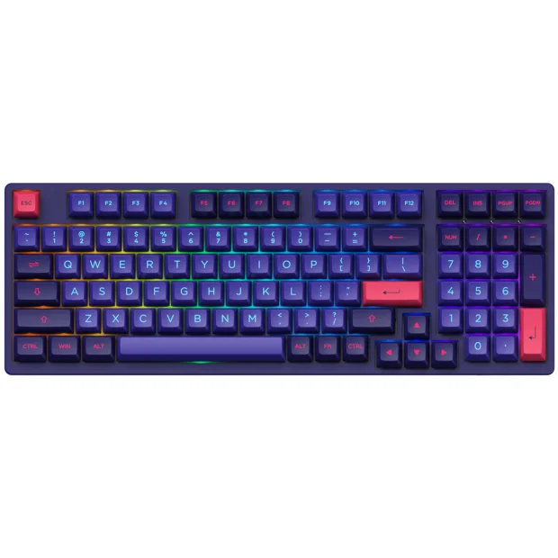 Клавиатура Akko 3098B Asa Neon (Akko CS Jelly White)
